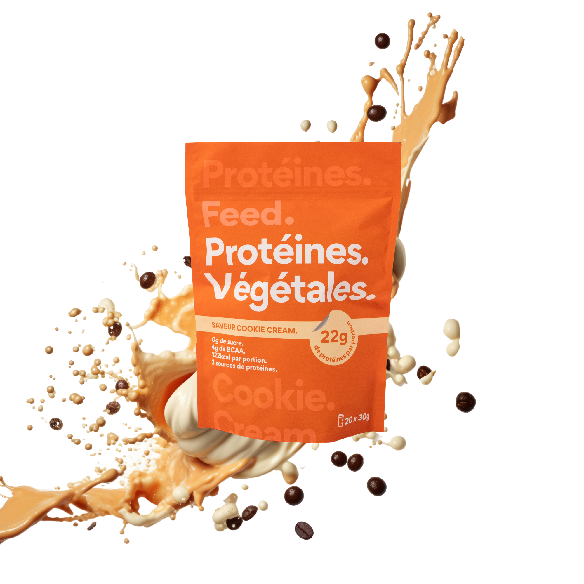 Cookie cream. (Sachet protéine en poudre / snack)