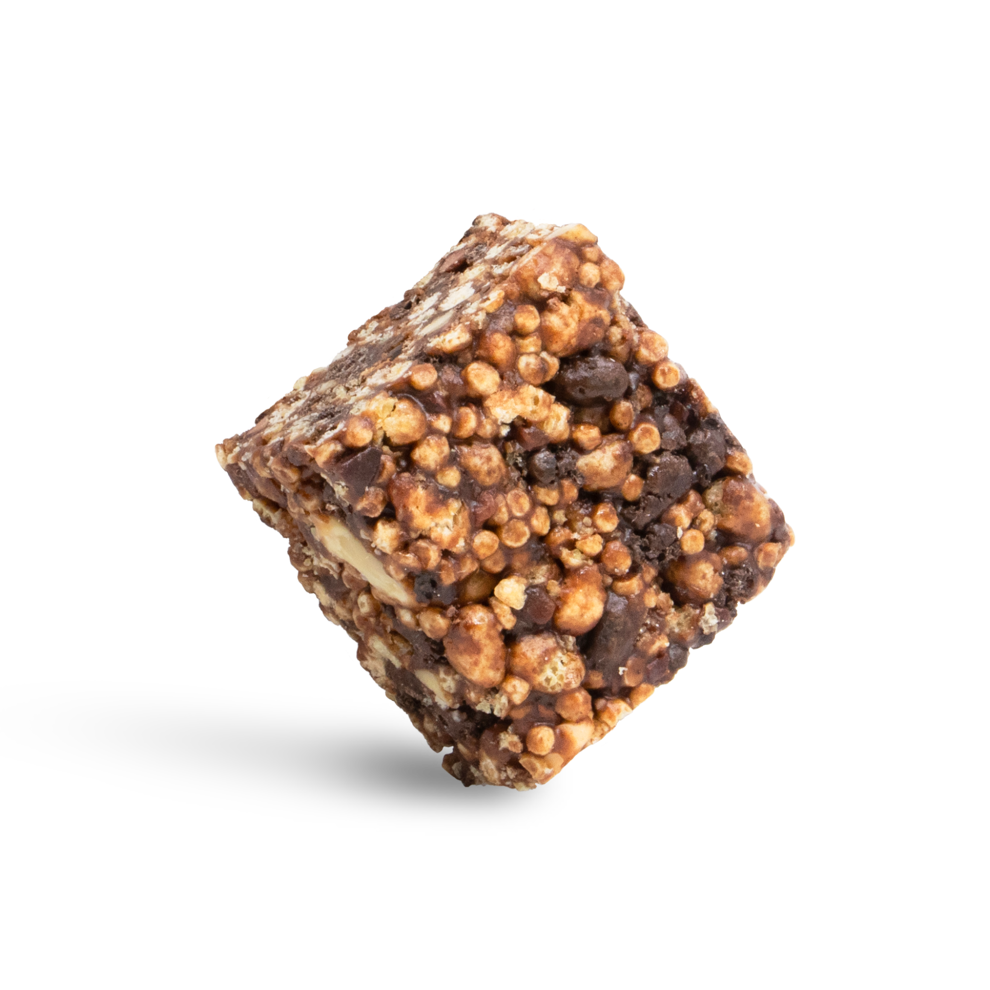 Protéines shot. (PAV de barres céréales chocolat amande / Snack)