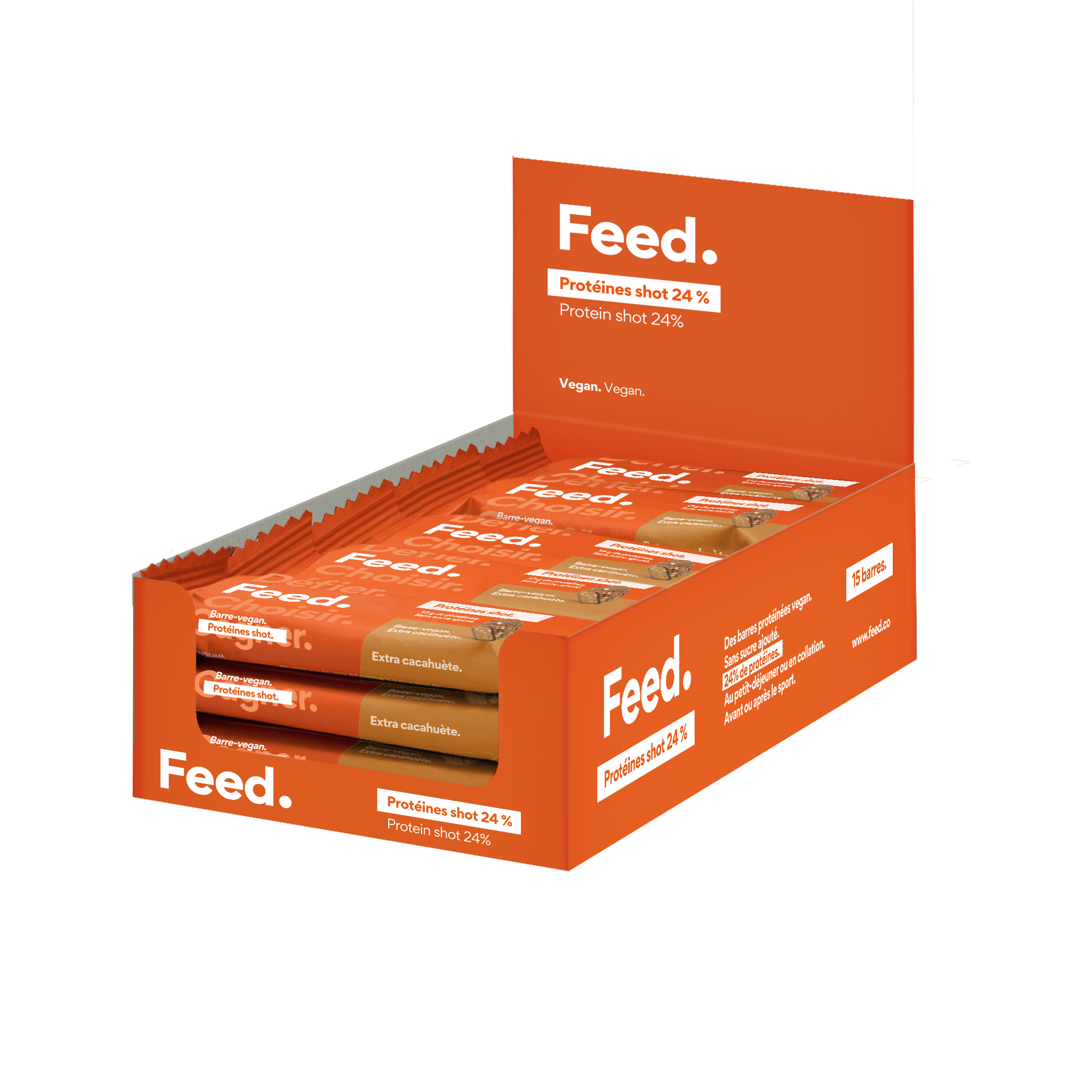 Protéines shot. (PAV barre-vegan Protéines shot cacahuète / Snack)