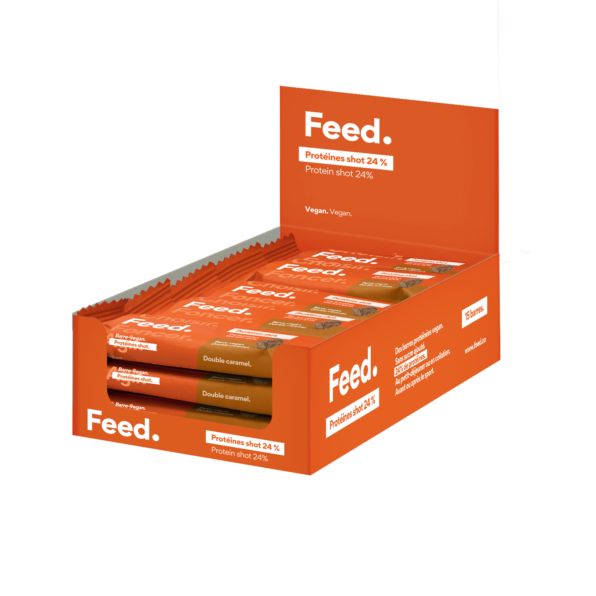 Protéines shot. (PAV barre-vegan Protéines shot caramel / Snack)