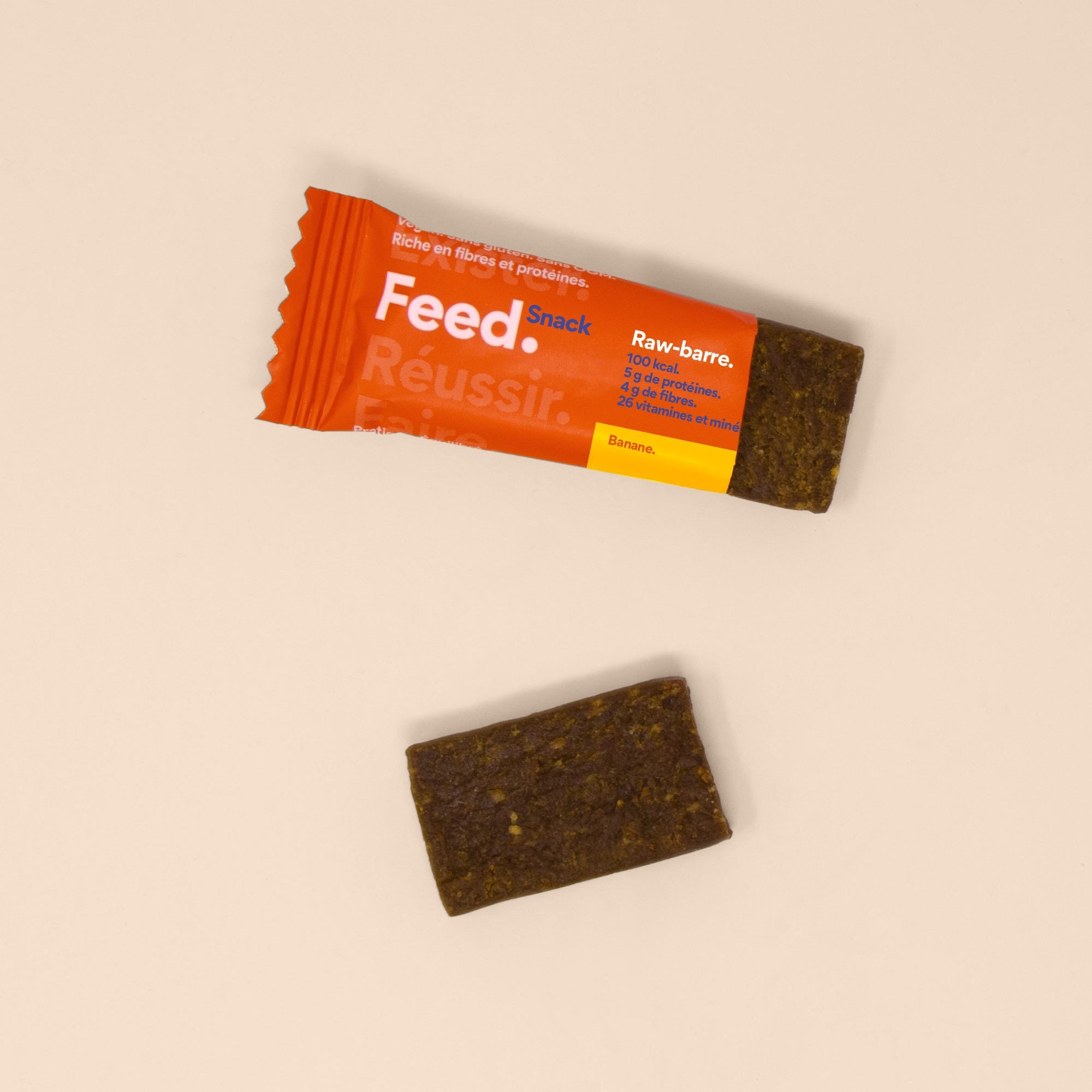 Banane. (Raw barre / Snack)