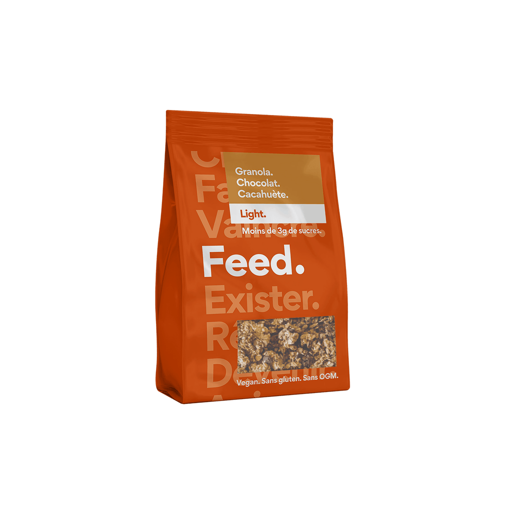 Cacahuète. Chocolat. (Granola / Snack / A l'unité)