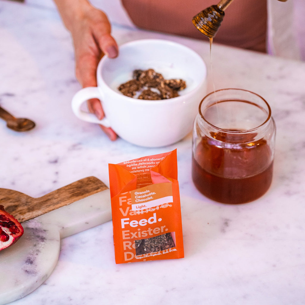 Cacahuète. Chocolat. (Granola / Snack / A l'unité)