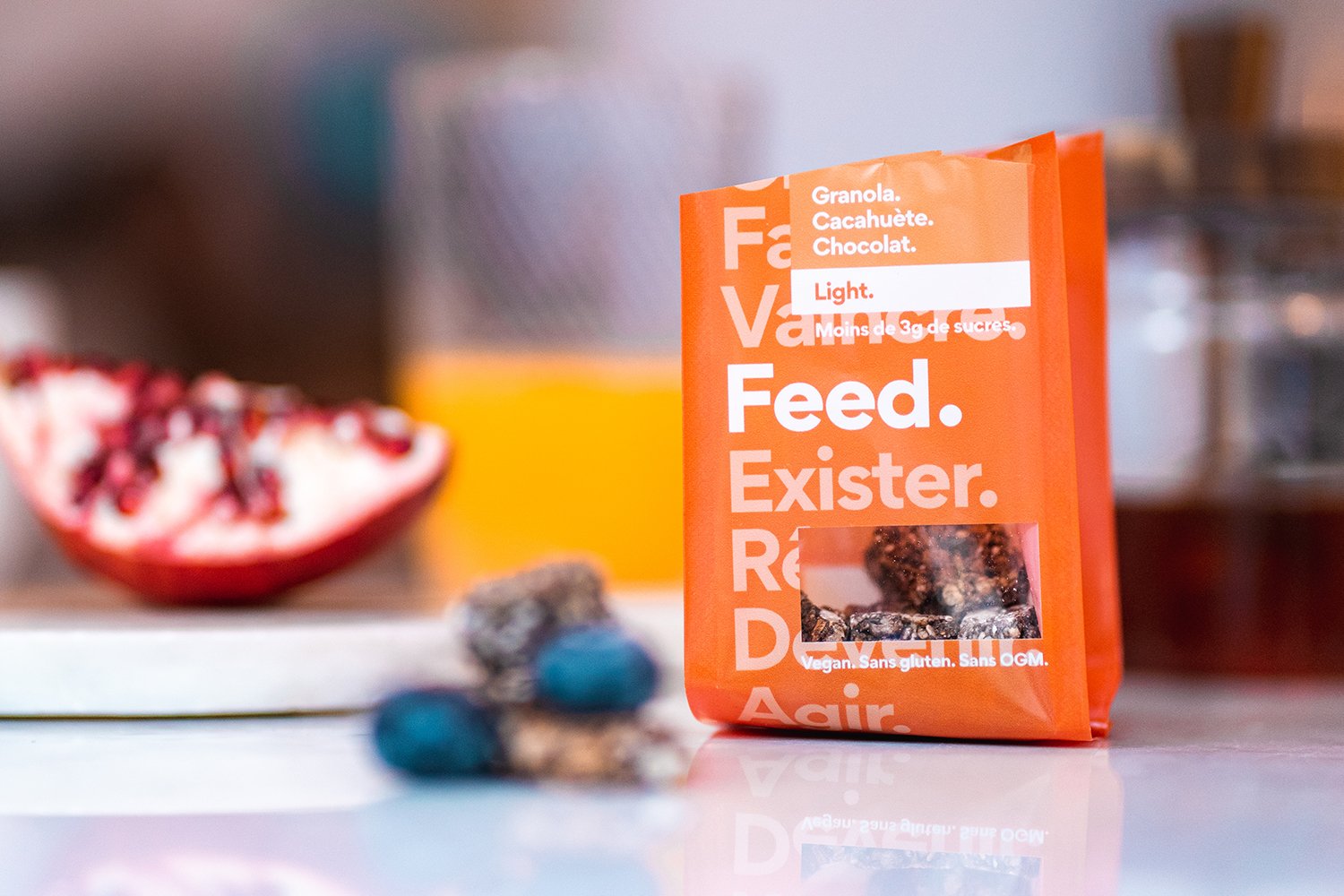 Cacahuète. Chocolat. (Granola / Snack / A l'unité)