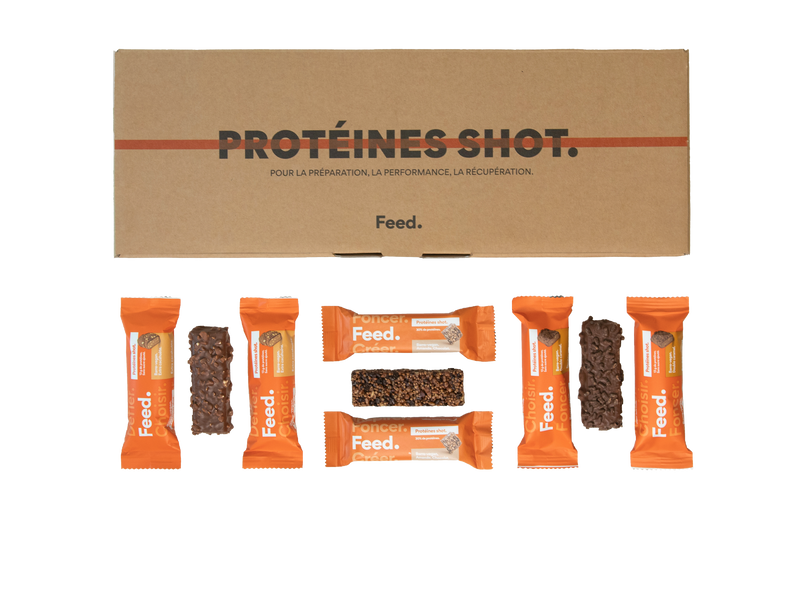 Protein-Shot-Packung. 